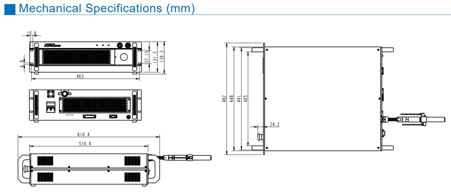 Unice MFSC-300W 300W High Power Single Module CW Fiber Laser